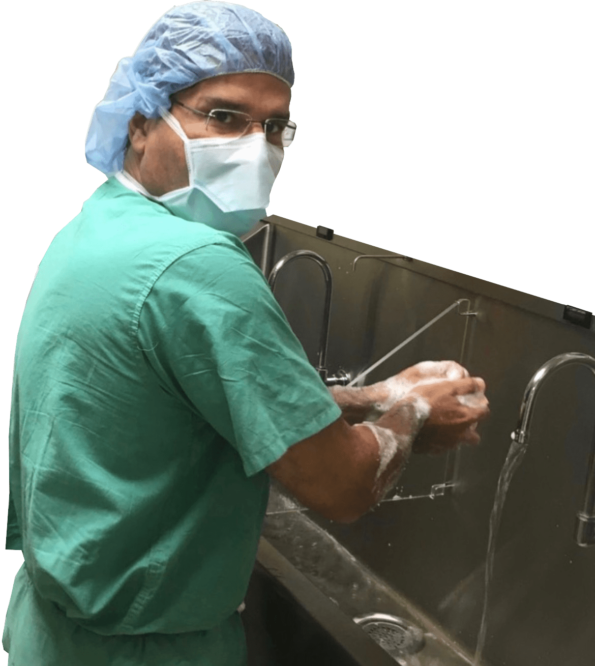 Dr. Nidal Nick Masri surgery prep